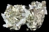 Sphalerite, Pyrite and Quartz Association - Peru #72593-2